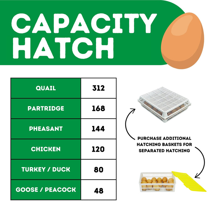 CT120 H - Egg Hatcher Only - Automatic Poultry Hatching Machine